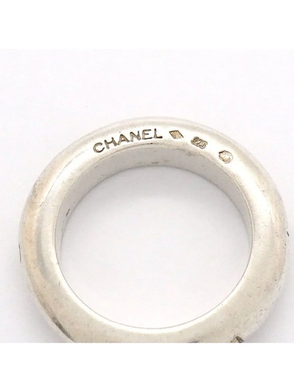 Chanel Ring Logo 925 Sterling Silver